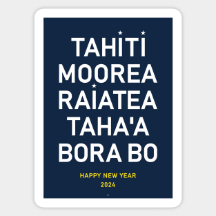 Tahiti Bora Bora Moorea Papeete Surf Pacific French Polynesia Sticker